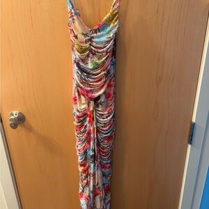 AFRM Multicolor Floral Maxi Dress